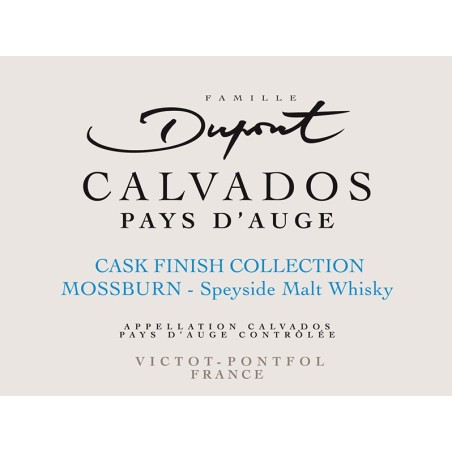 Calvados Cask Finish Mossburn – Whisky du Speyside | Domaine Dupont