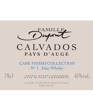 Calvados Finish Fût de Whisky d'Islay – AOC Pays d'Auge 45%