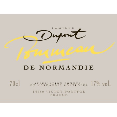 Pommeau de Normandie Élevé en Fût de Chêne | Domaine Dupont
