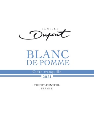 Cidre Tranquille Bio Monovariétal | Blanc de Pomme