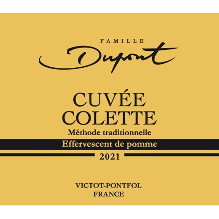 Cidre Cuvée Colette du Pays d'Auge | Domaine Dupont